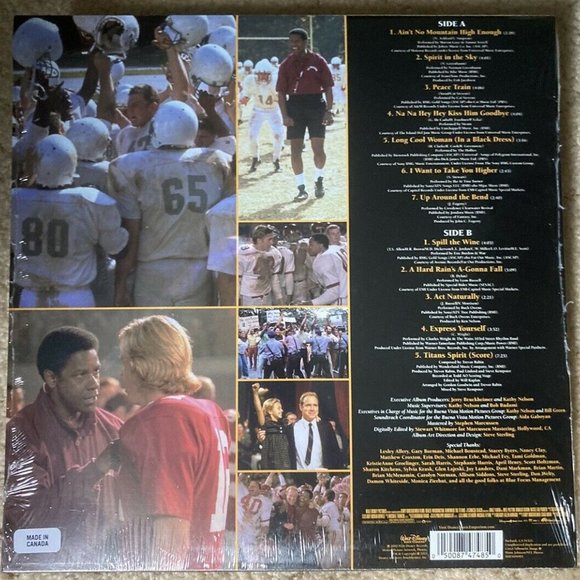 Remember The Titans Soundtrack LP ~ Exclusive Colored Vinyl (Caramel) ~ Sealed! - Picture 2 of 2